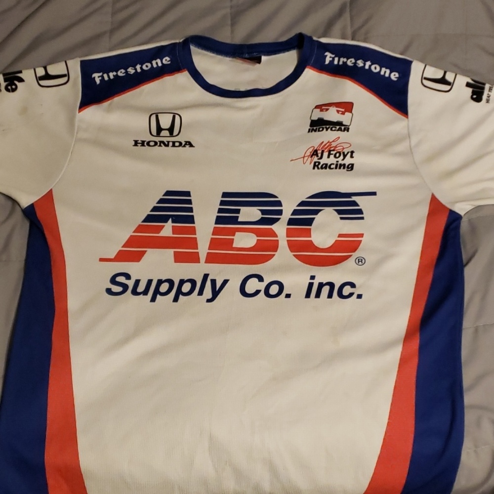 ABC supply/AJ Foyt/Honda racing jersey